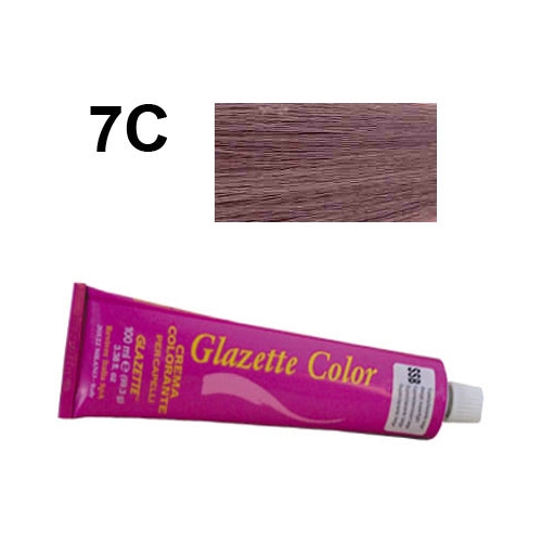 GLAZETTE Color 7C farba do wł.100ml popielty średni blond